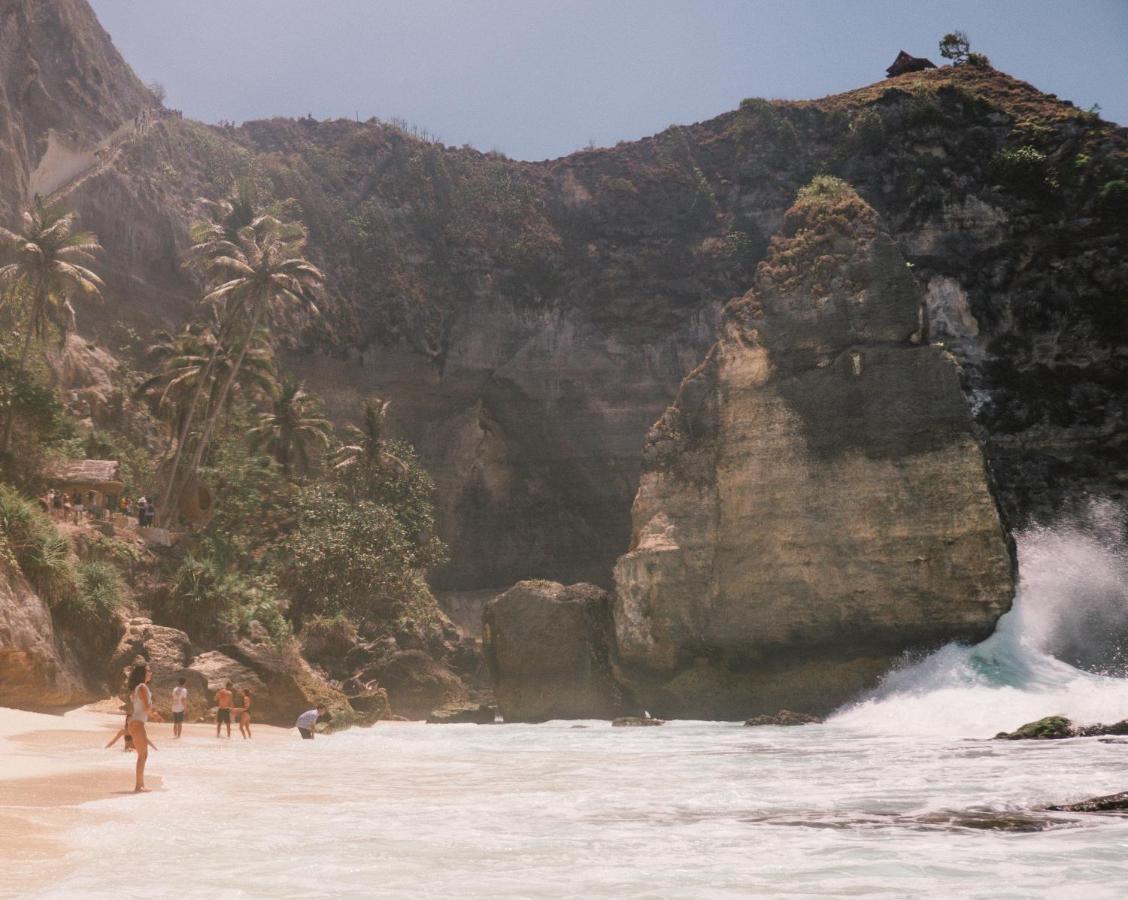 Tropical Glamping Nusa Penida - Private Romantic Seaside Bungalow Diamond Beach Polilit Eksteriør bilde
