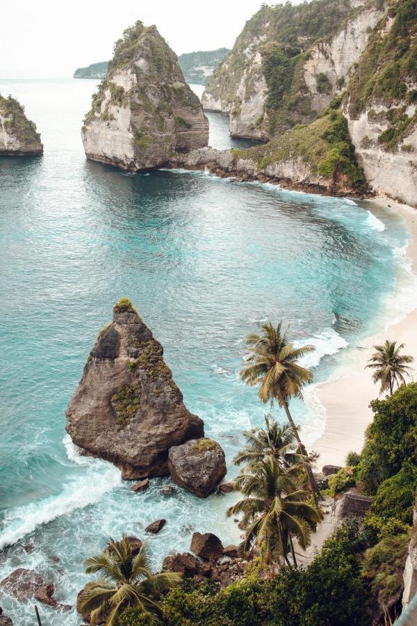Tropical Glamping Nusa Penida - Private Romantic Seaside Bungalow Diamond Beach Polilit Eksteriør bilde