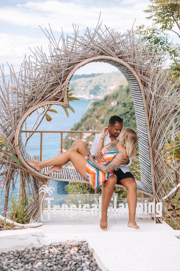 Tropical Glamping Nusa Penida - Private Romantic Seaside Bungalow Diamond Beach Polilit Eksteriør bilde