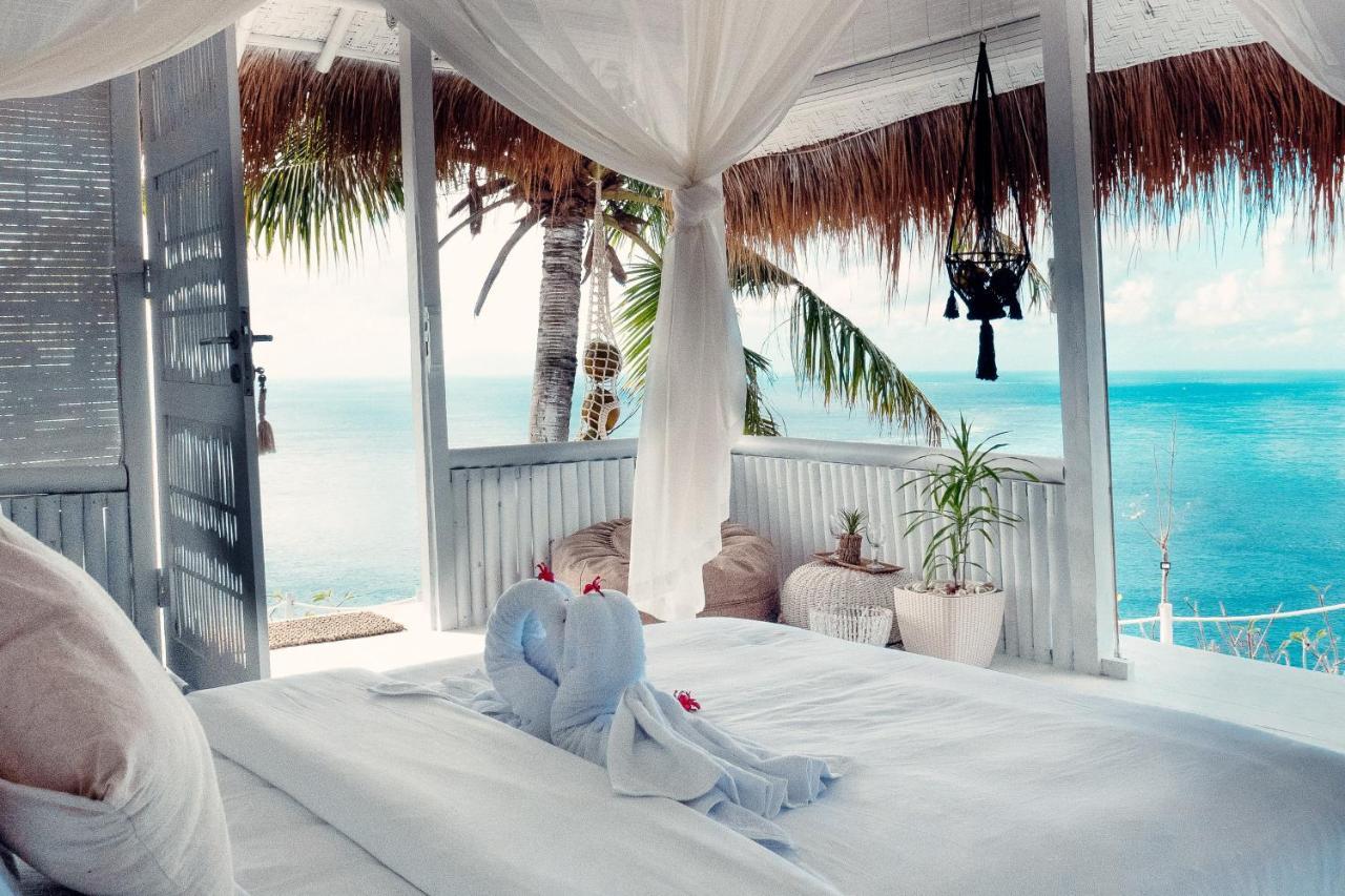 Tropical Glamping Nusa Penida - Private Romantic Seaside Bungalow Diamond Beach Polilit Eksteriør bilde