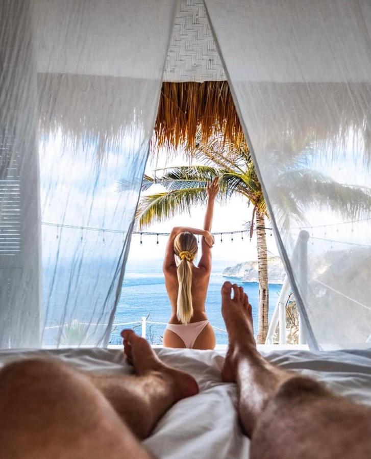 Tropical Glamping Nusa Penida - Private Romantic Seaside Bungalow Diamond Beach Polilit Eksteriør bilde